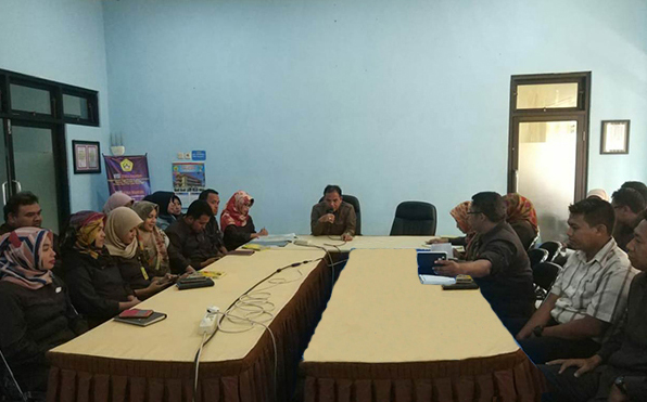 Rapat Bulanan dan Persiapan Akreditasi Institusi Selasa 7 Agustus 2018