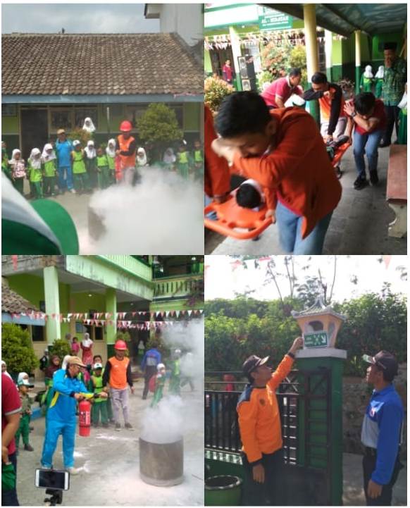 Simulasi Bencana Kebakaran Oleh Mahasiswa Prodi Ners Departemen Gadar Komunitas STIKes Kepanjen (2)