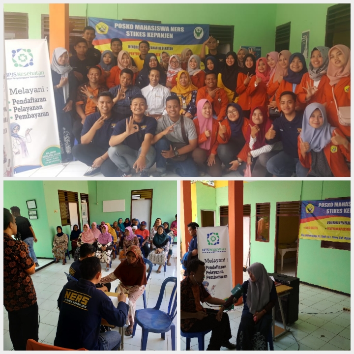 Baksos Pemeriksaan dan Pengobatan Gratis Mahasiswa PKMD Ners STIKes Kepanjen