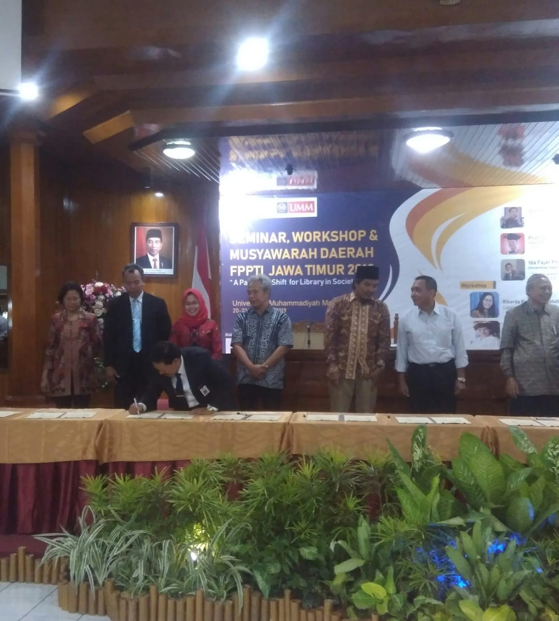 Penandatanganan MoU Kerjasama Perpustakaan Nasional sebagai Upaya Pengembangan Tri Dharma PT (2)